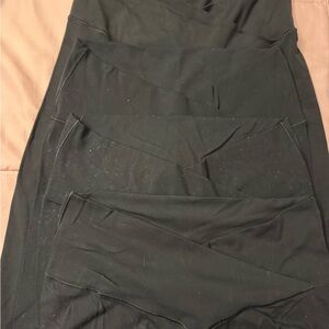 Aerie Asymmetrical Black Skirt
